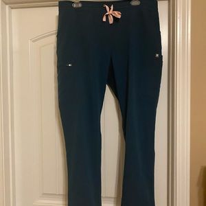 Figs Large Reg Caribbean Blue Yola Pants